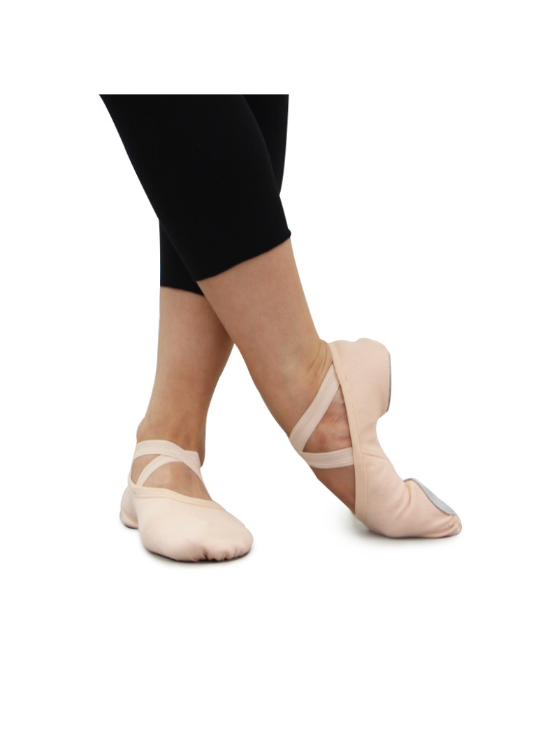 Stretch Canvas Ballet Split Shoes