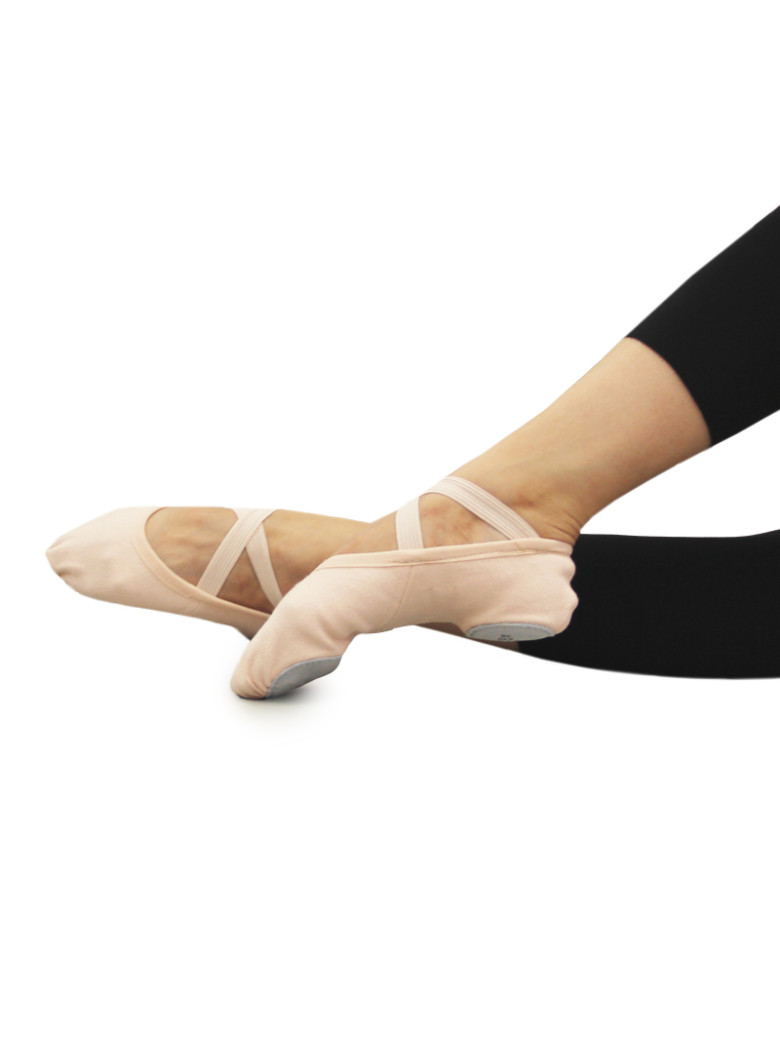 Stretch Canvas Ballet Split Shoes